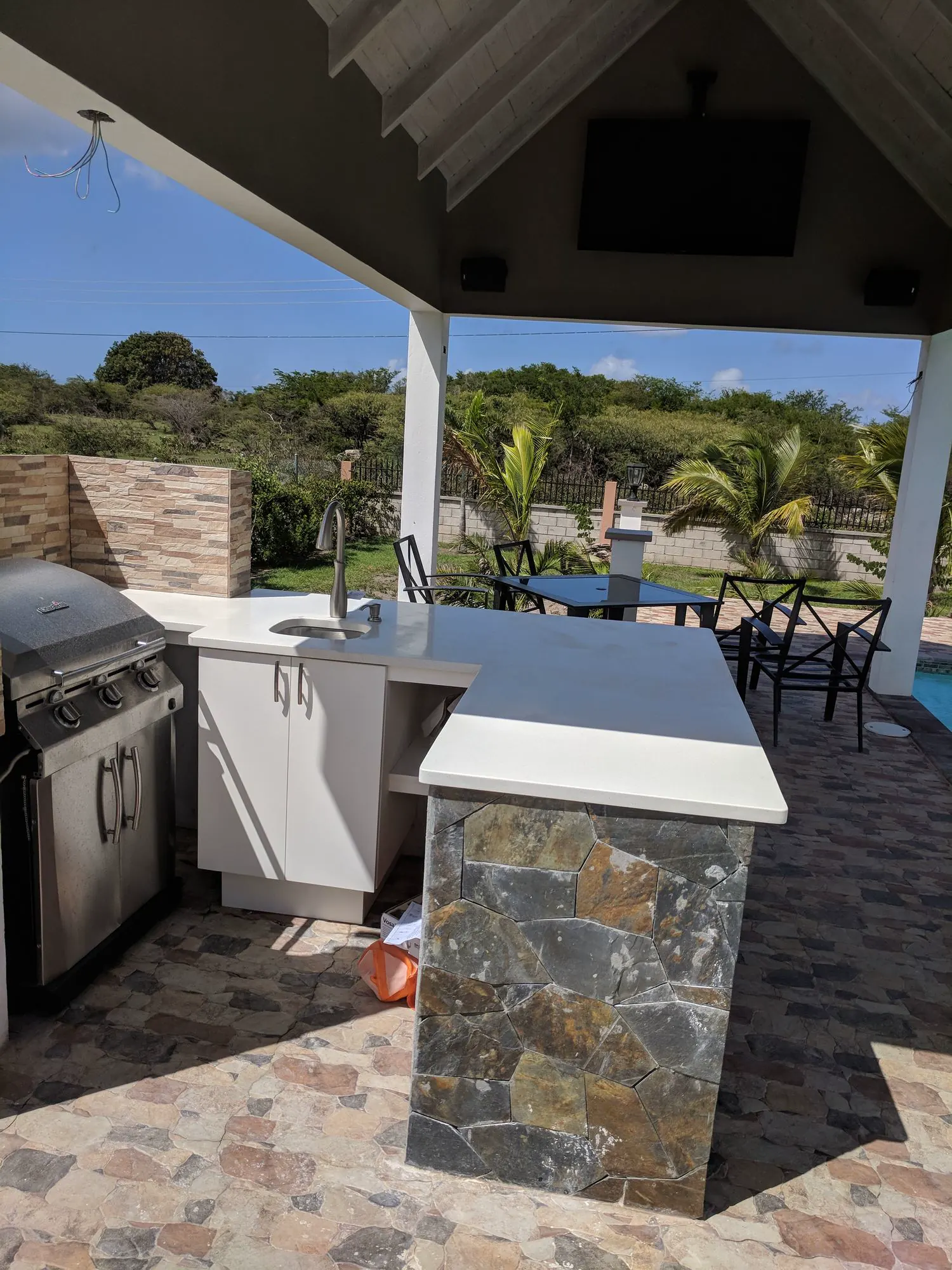 Residential cabinetry project completed in Long Point Nevis