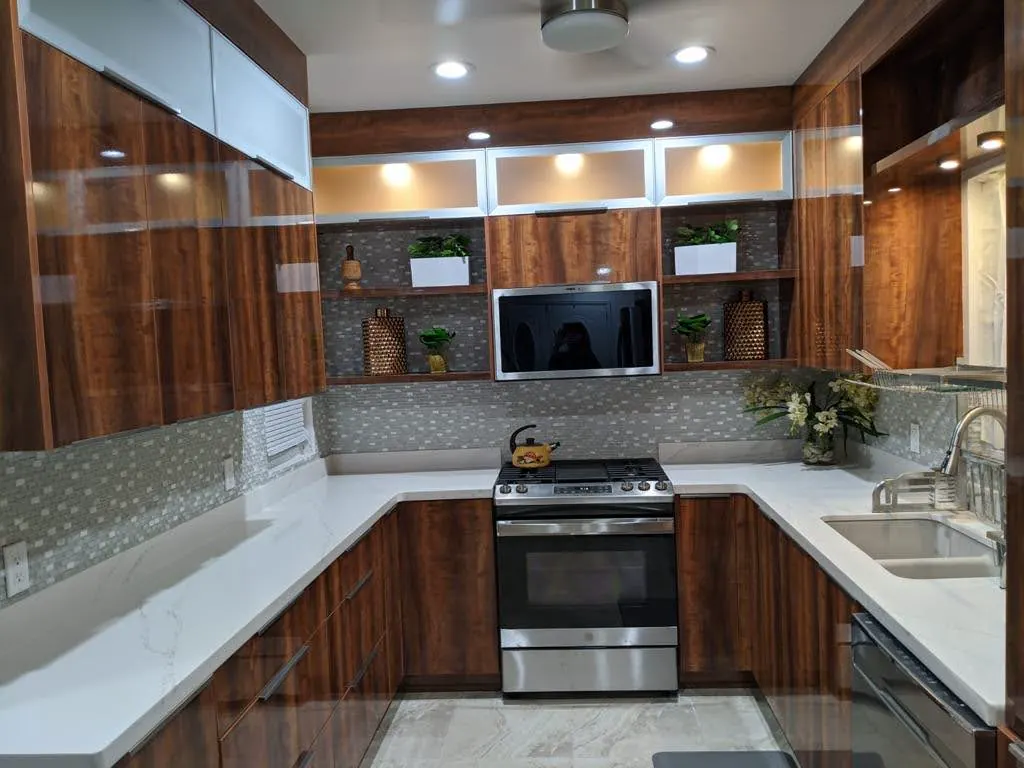 Bathroom vanity and tile renovation in Charlestown Nevis property