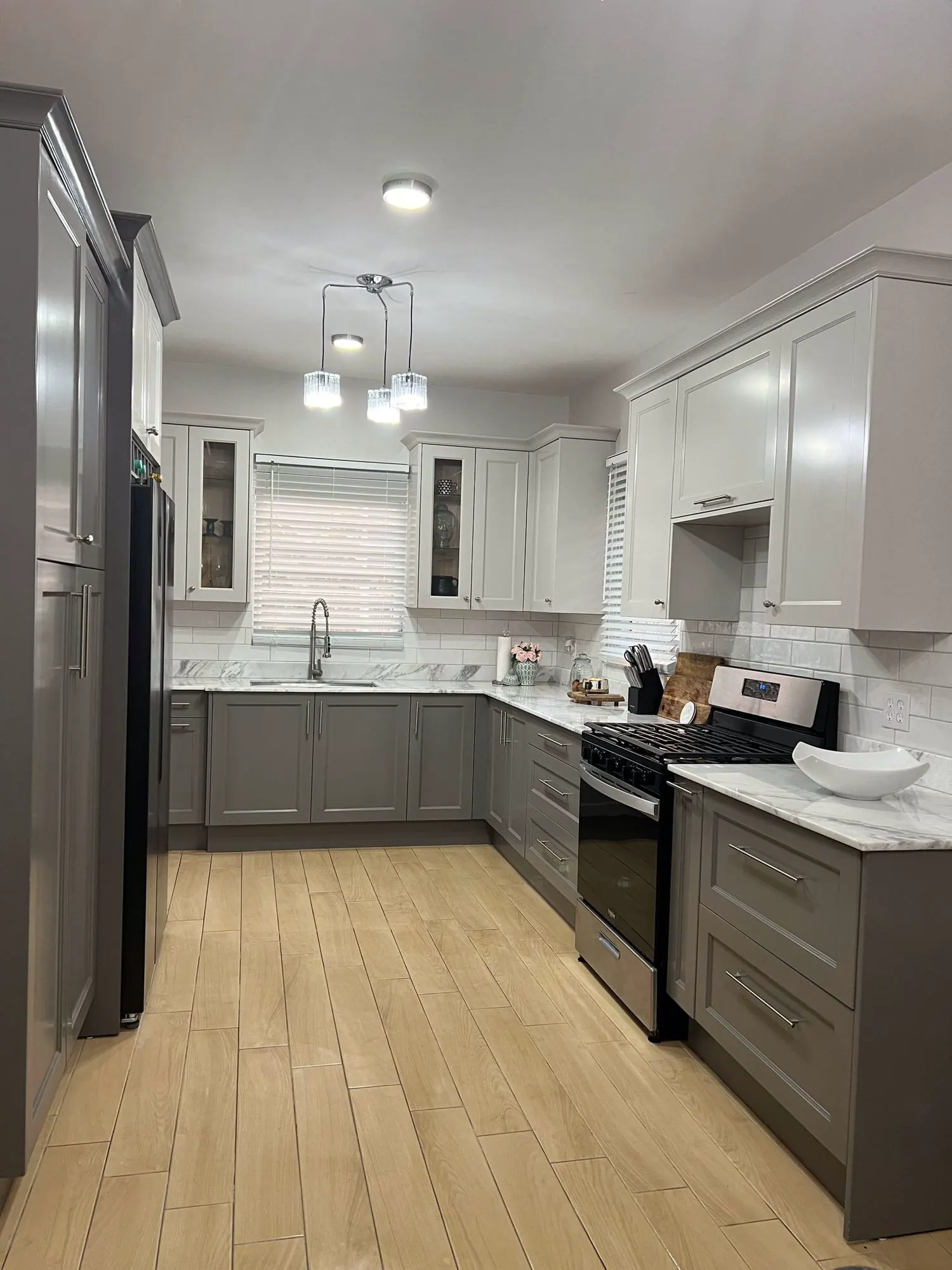 Modern kitchen countertop and cabinetry in Long Point Nevis