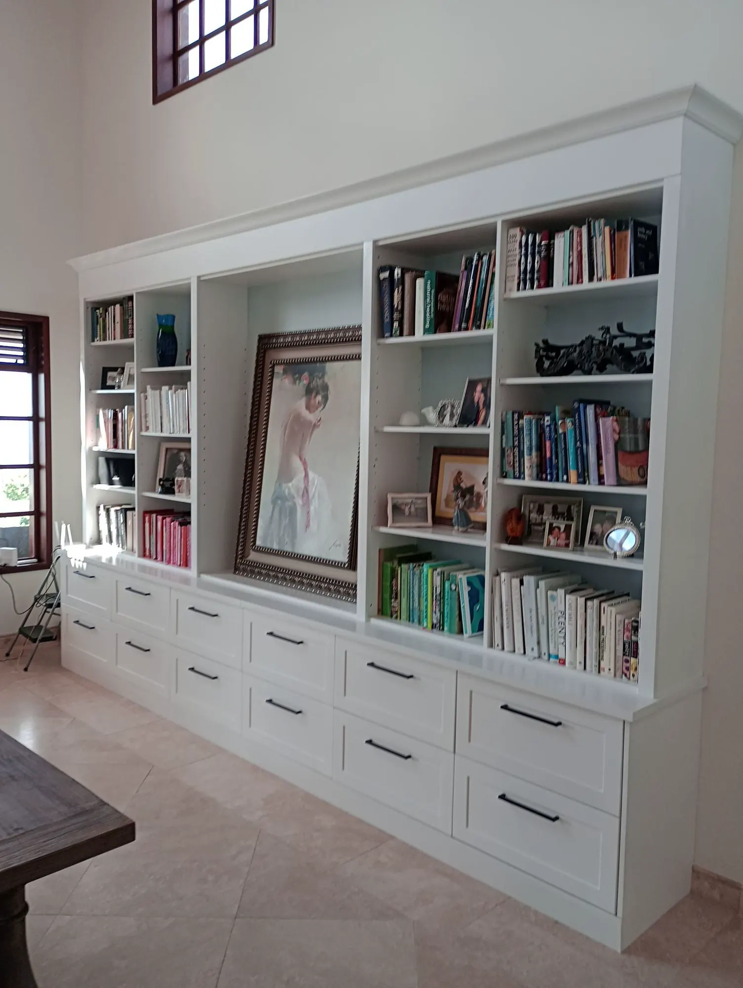 Custom wardrobe drawers and storage in Jones Estate Nevis